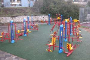 מתקני ספורט מלחה (צילום: משרד התרבות והספורט)