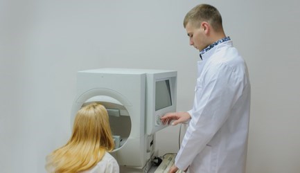 בדיקת שדה ראייה - תמונת אווירה