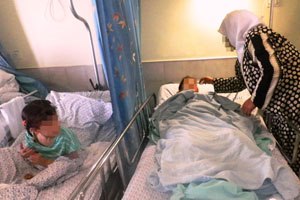 ילדים סורים במחלקה. צילום - חנה ביקל