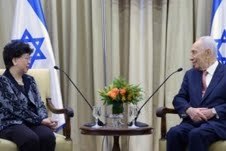 הנשיא והמנכ'לית (צילום: מארק ניימן/ לע'מ )