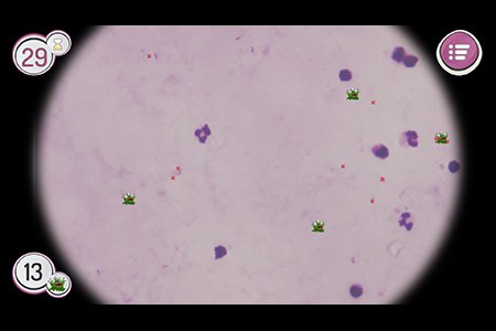Malariaspot, צילום מסך