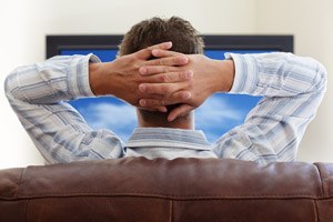 צפייה בטלוויזיה וקיצור תוחלת החיים (אילוסטרציה)