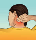 איך מתמודדים עם צוואר תפוס וכאבים באזור?-תמונה