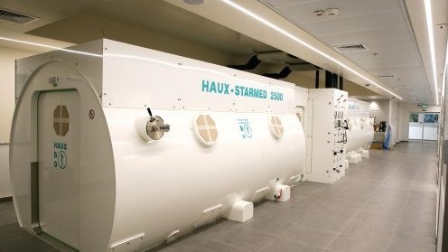 תא לחץ בבית החולים איכילוב. צילום: ליאור צור/ דוברות איכילוב