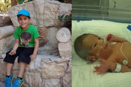 הבן הראשון - אז והיום. צילום: לירז צוקרן