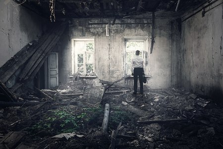 אובדן בית. צילום: shutterstock